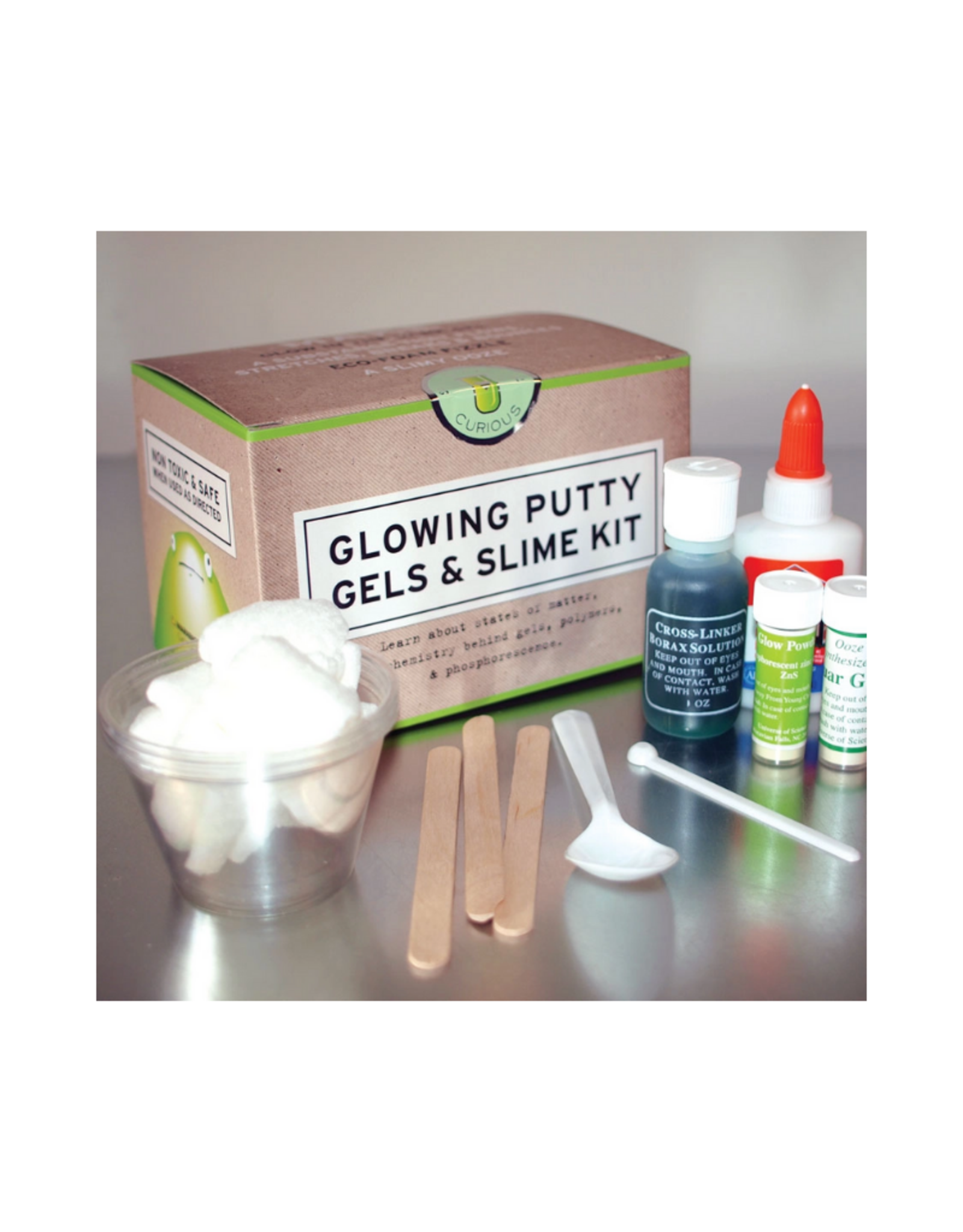 Glowing Putty, Gels & Slime Kit