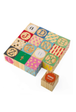 Kubix - 16 Carved Alphbet Blocks