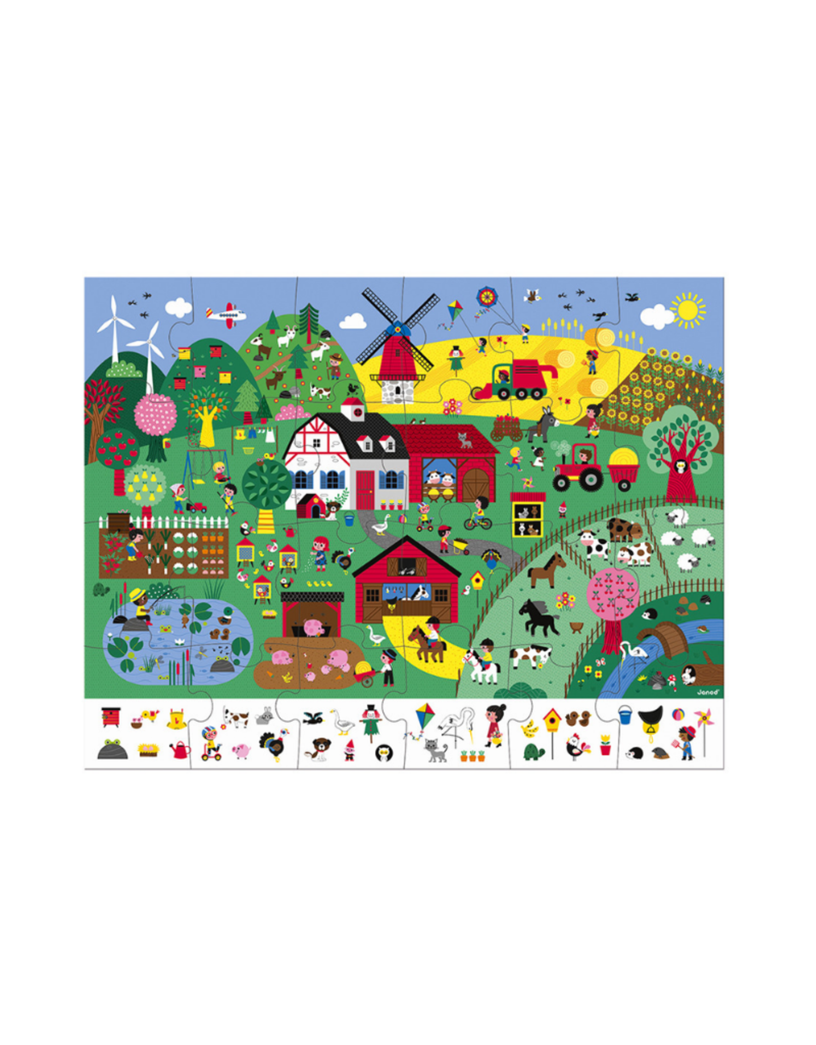 The Farm Observation Puzzle - 24 Pieces