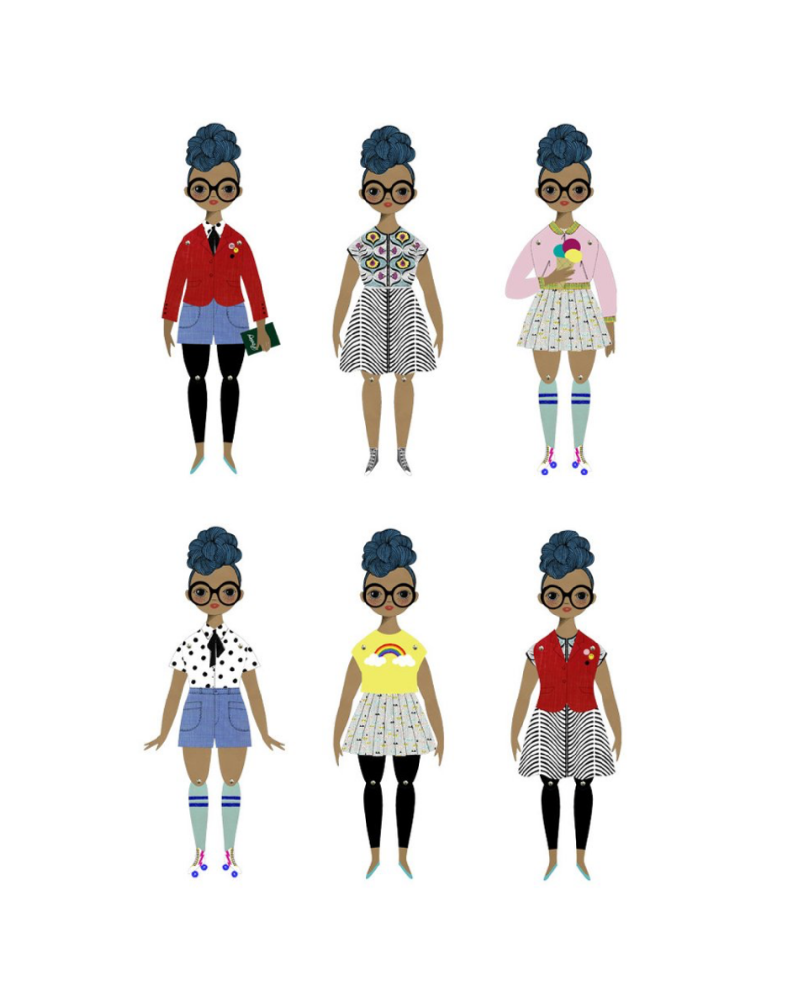 Rosemarie Paper Doll Kit