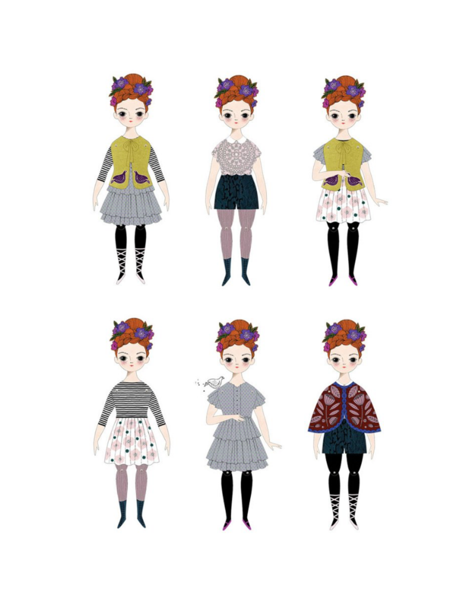 Florence Paper Doll Kit