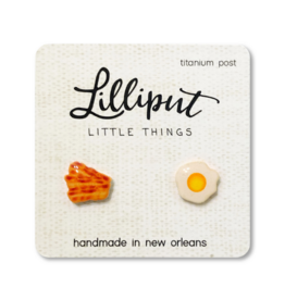 Bacon and Egg Earrings
