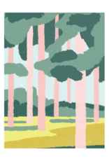 Pink Forest Gift Wrap