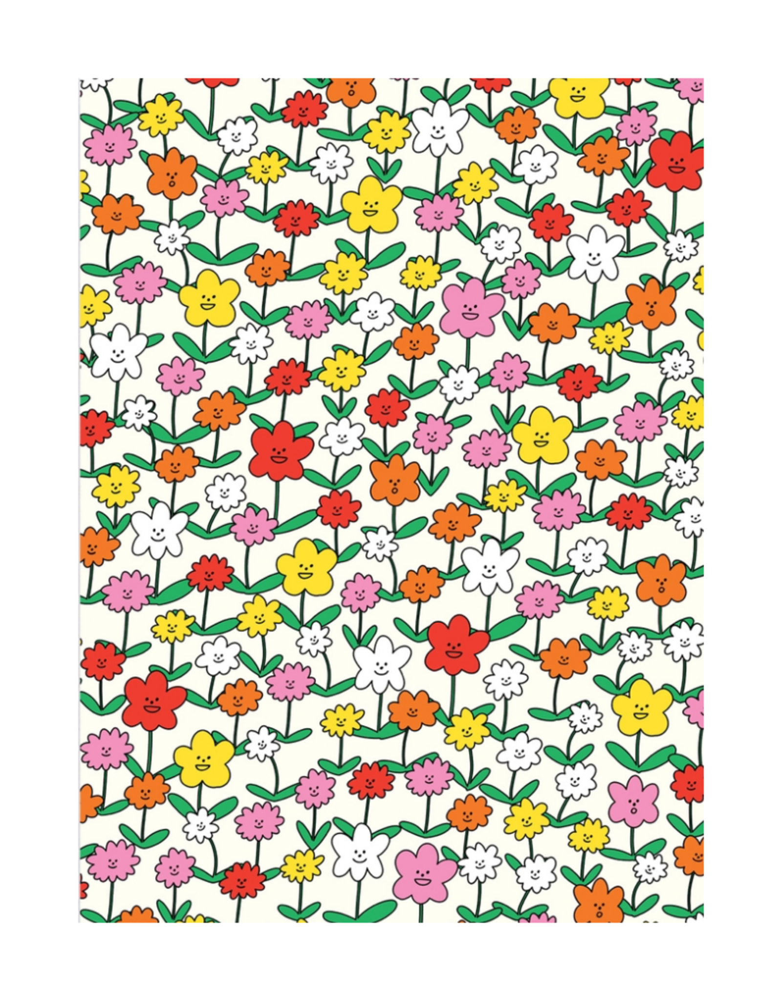 Happy Flowers Gift Wrap