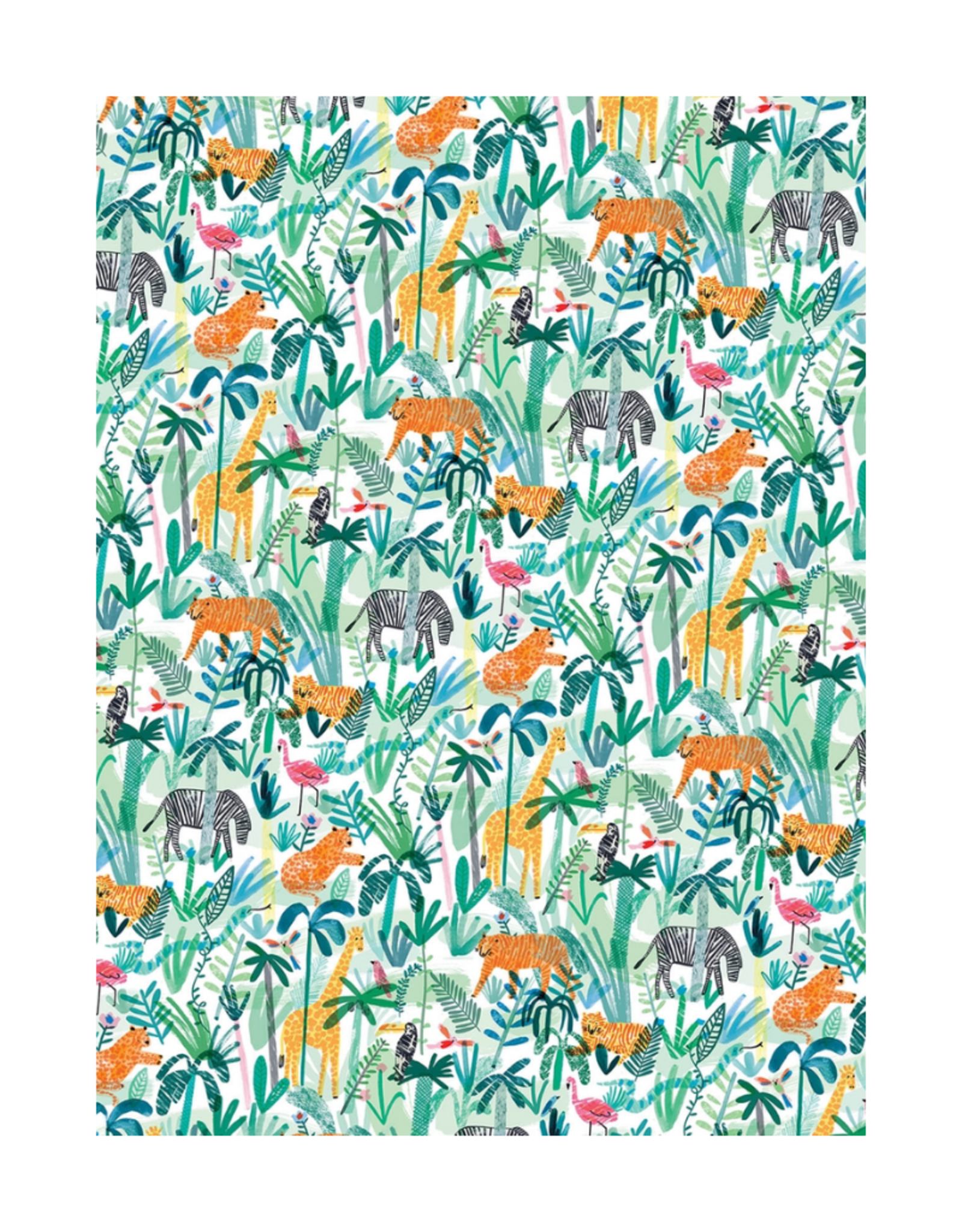 Jungle Animals Gift Wrap