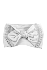 Emerson and Friends Pom Pom Headband A-707 White