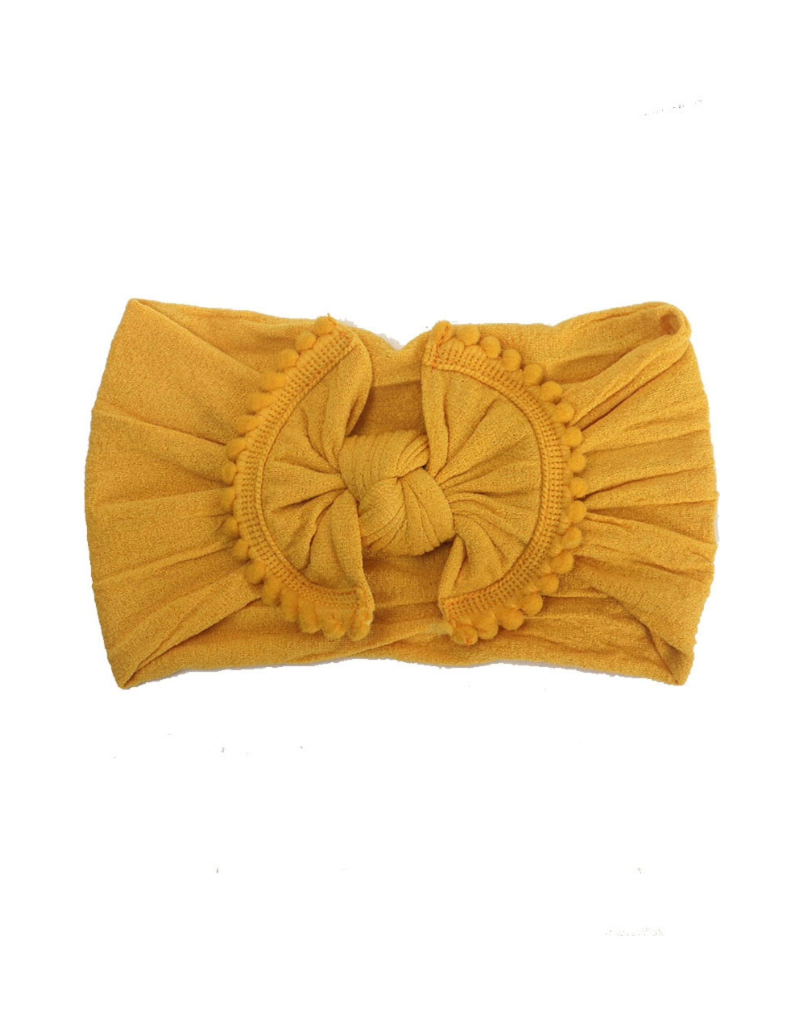 Emerson and Friends Pom Pom Headband A-409 Mustard