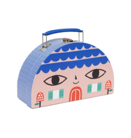 Double Face Suitcase: Little House & Bird