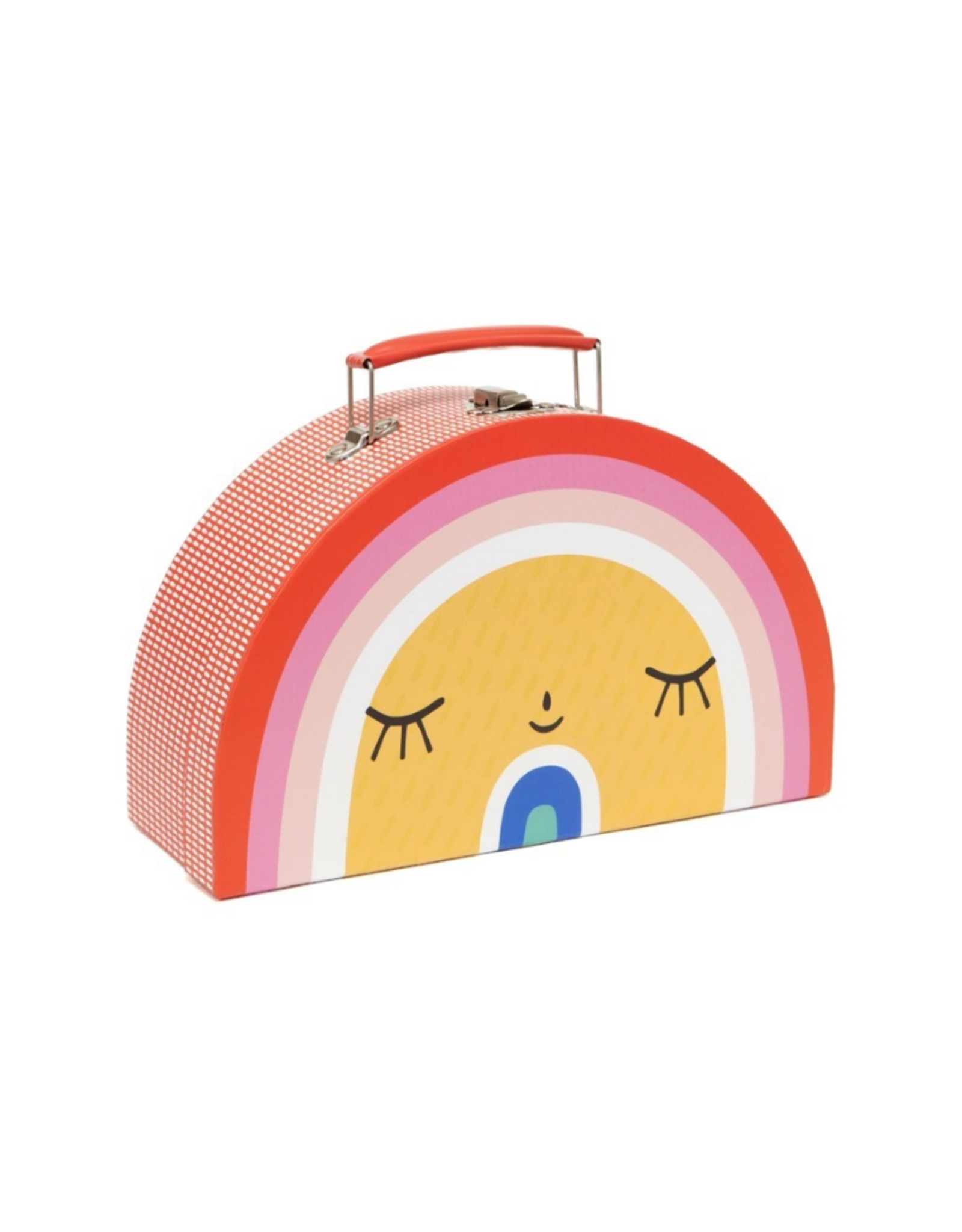 Double Face Suitcase: Rainbow & Sun