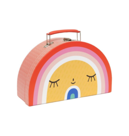 Double Face Suitcase: Rainbow & Sun