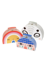 Double Face Suitcase: Rainbow & Sun