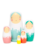 Dripped Nesting Dolls