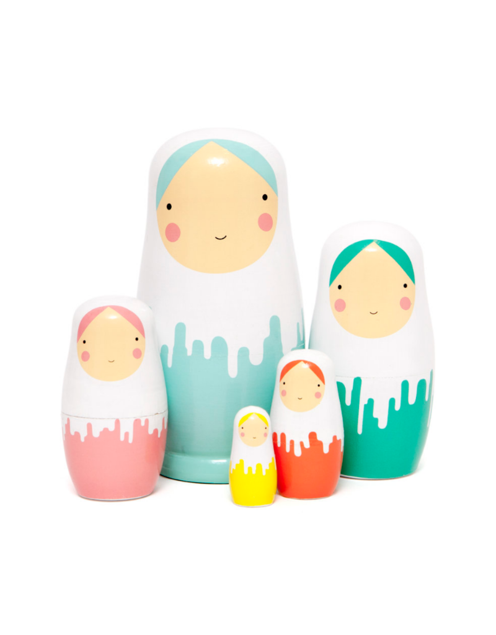 Dripped Nesting Dolls