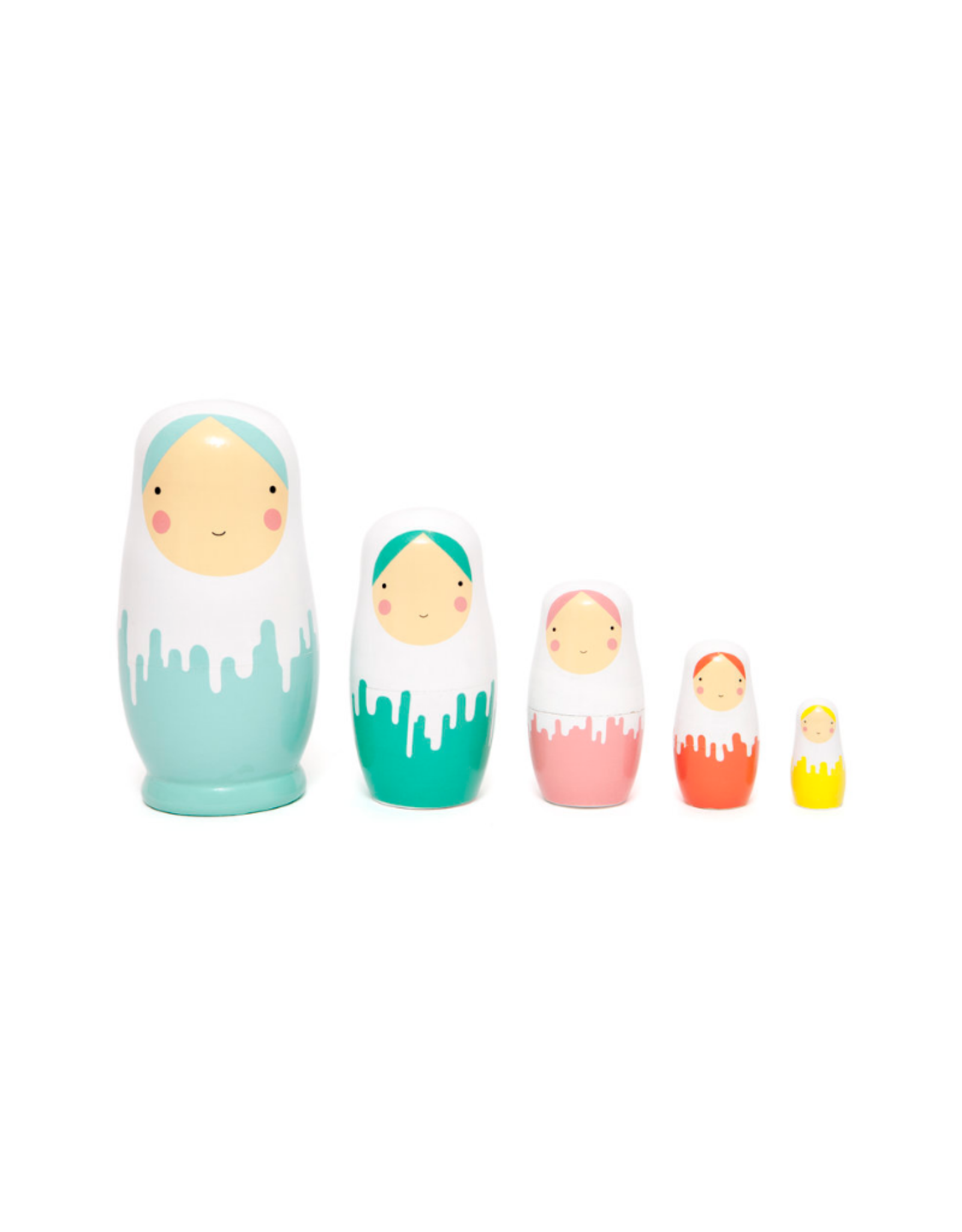 Dripped Nesting Dolls