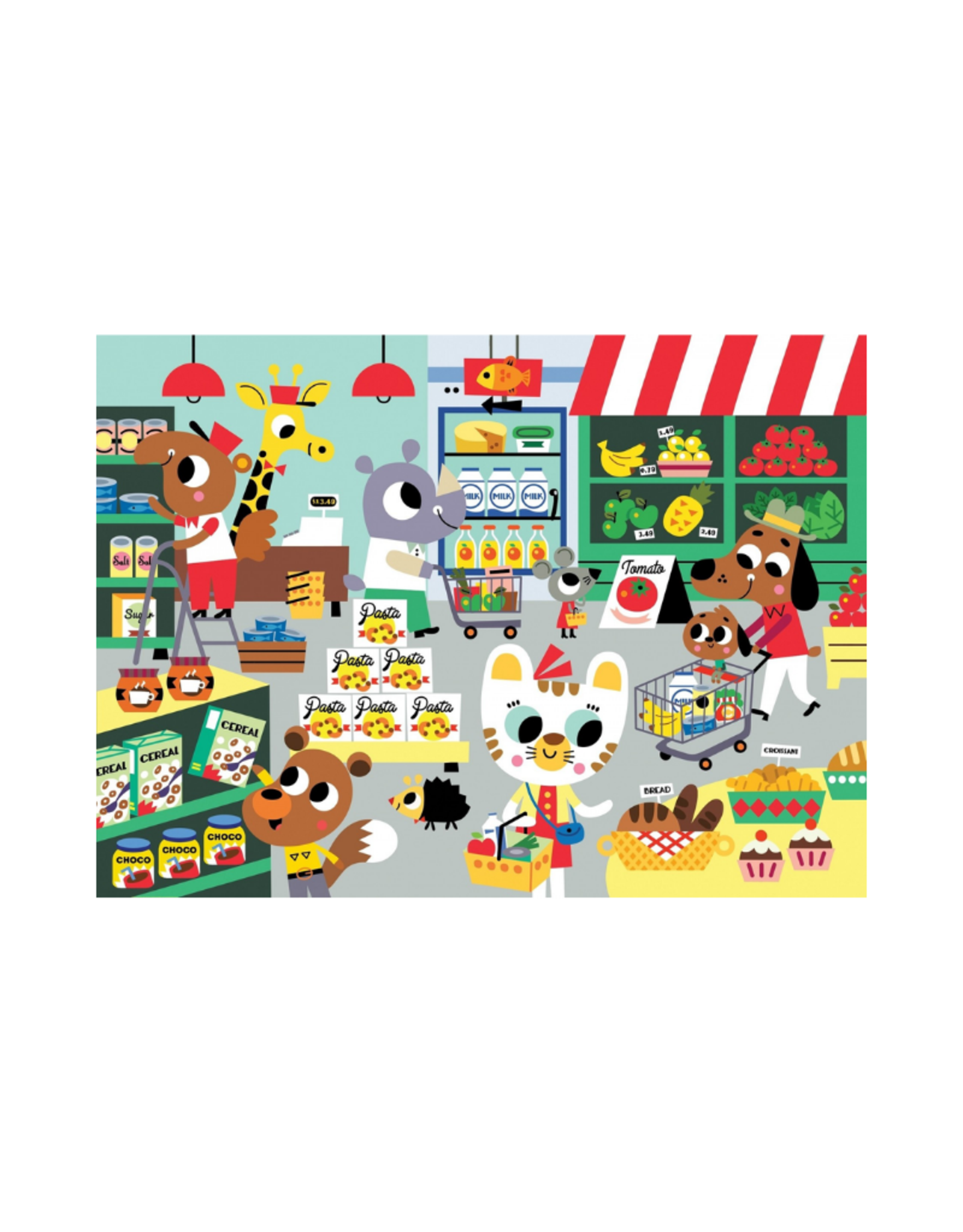 In the Supermarket Puzzle - 48 Pieces