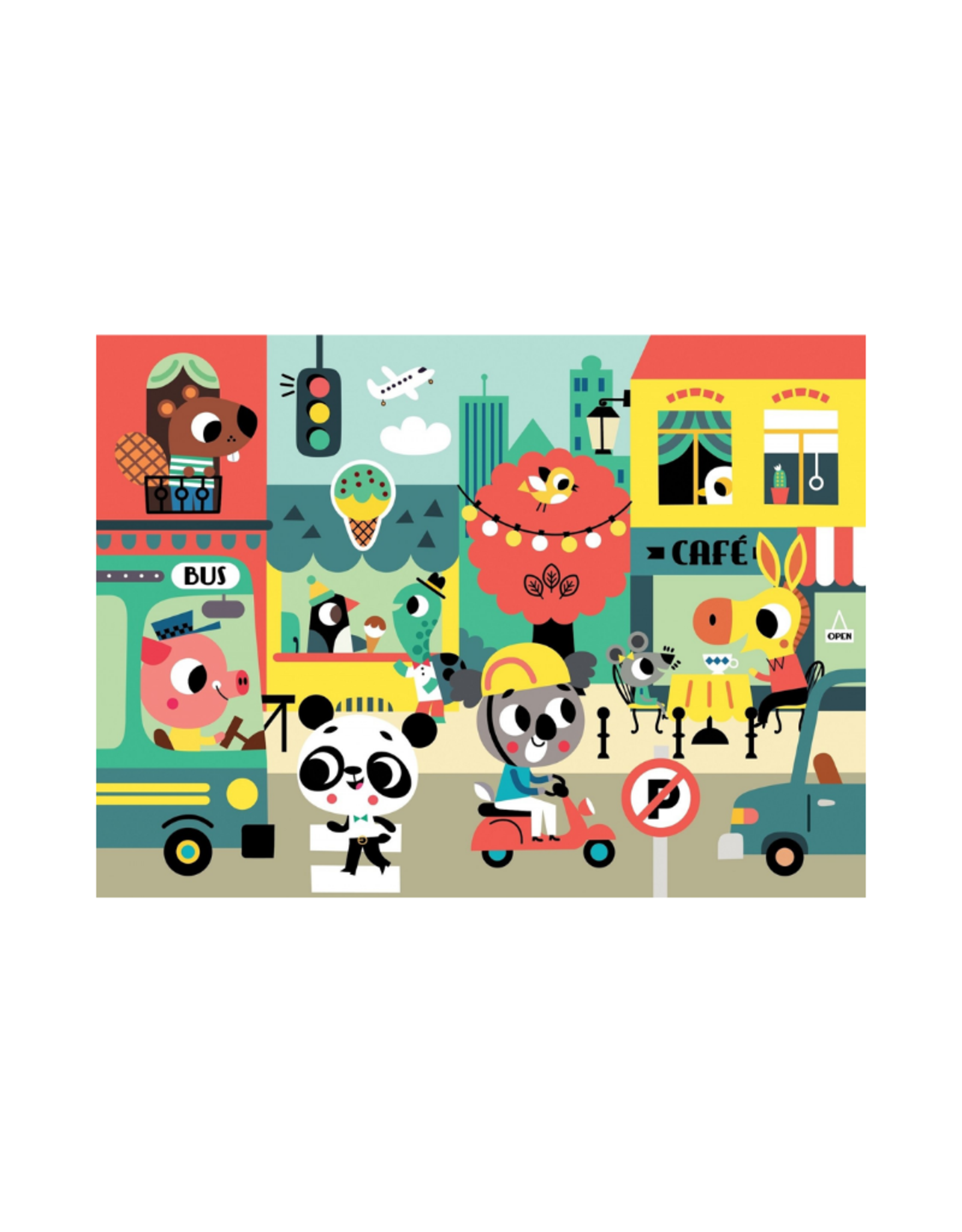 In the City Puzzle - 48 Pieces