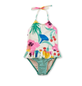 Peplum One-Piece Swimsuit