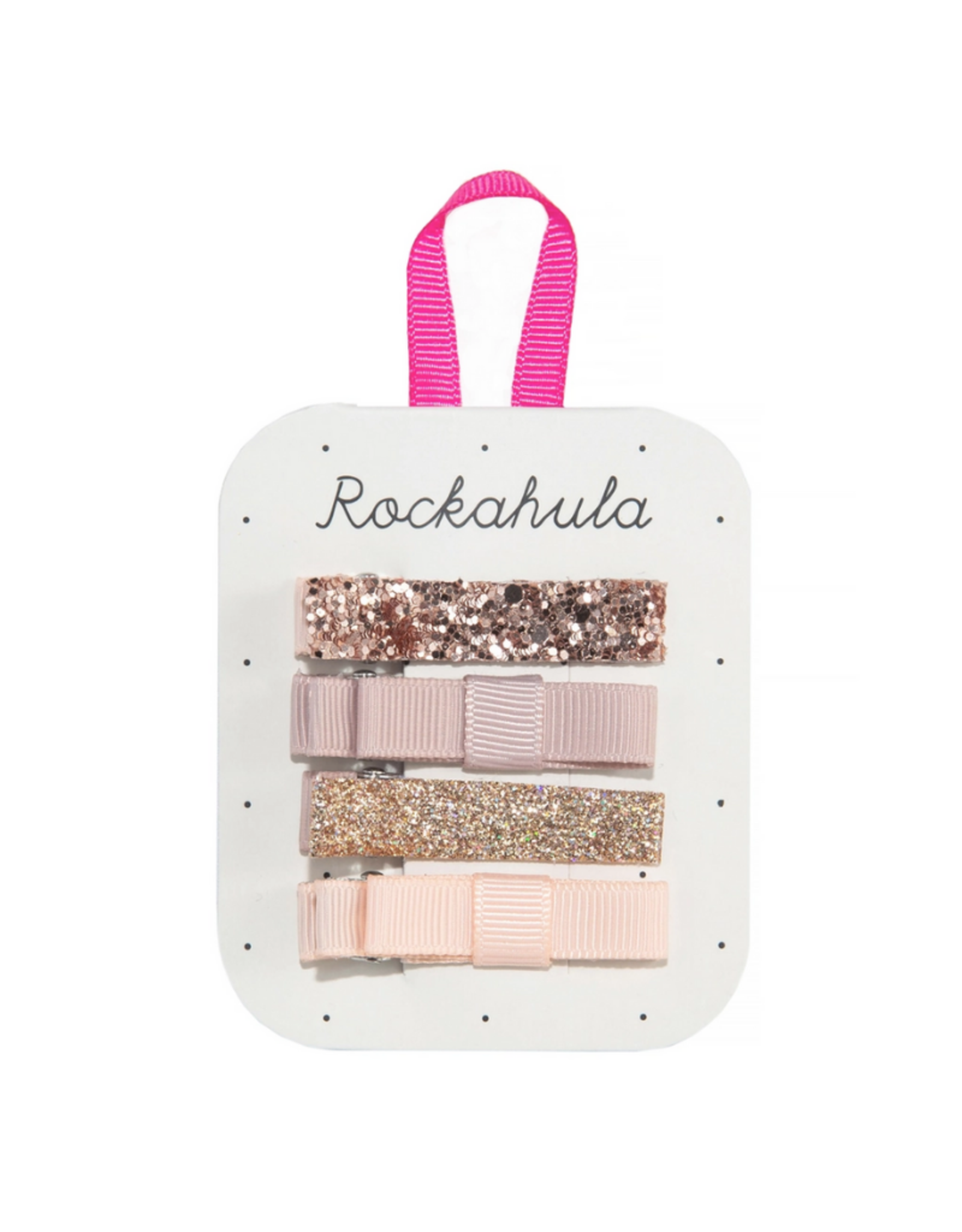 Sparkle Bar Clips - Rose Gold