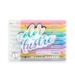 Color Lustre Metallic Brush Markers
