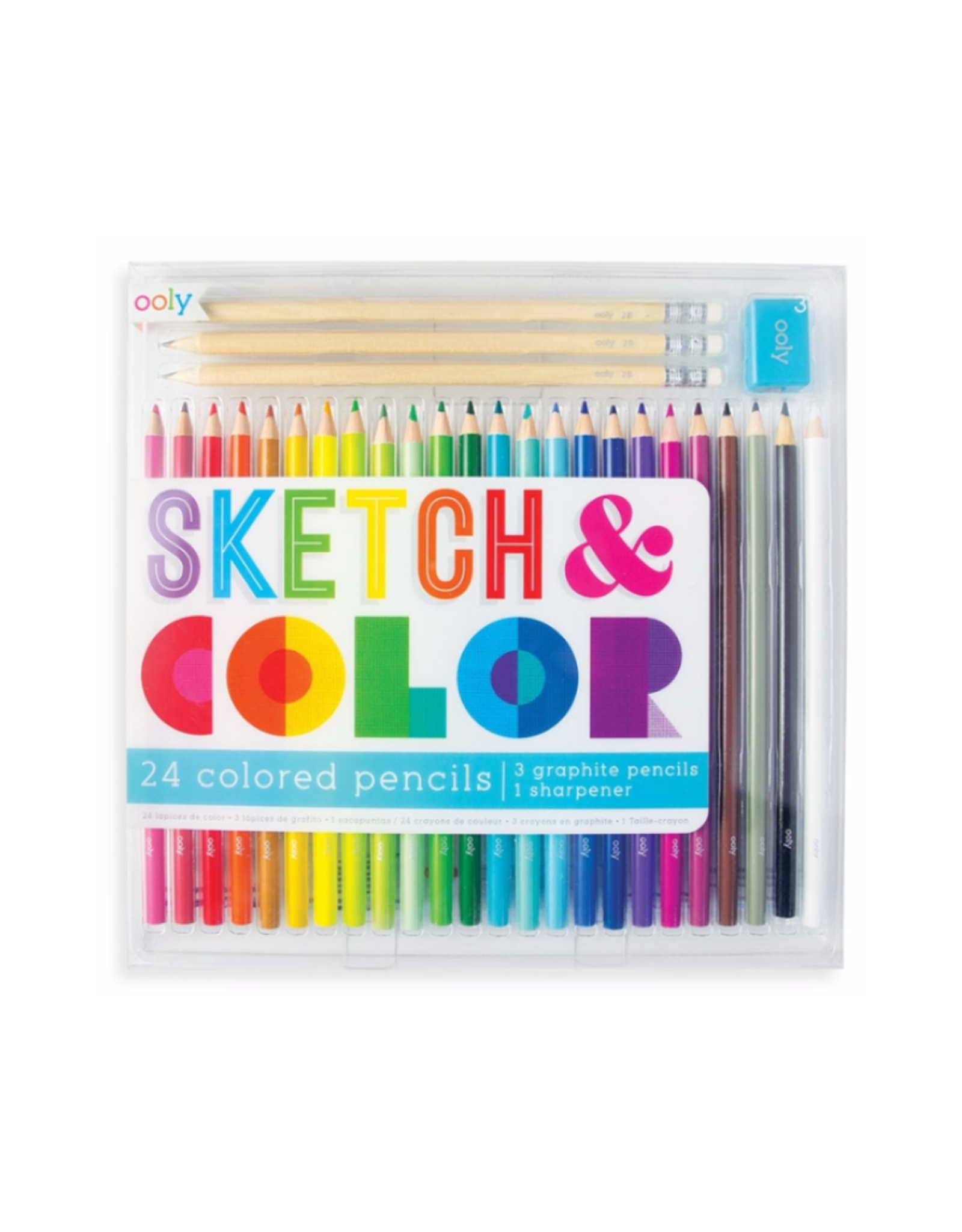 OOLY Sketch and Color Colored Pencil Set