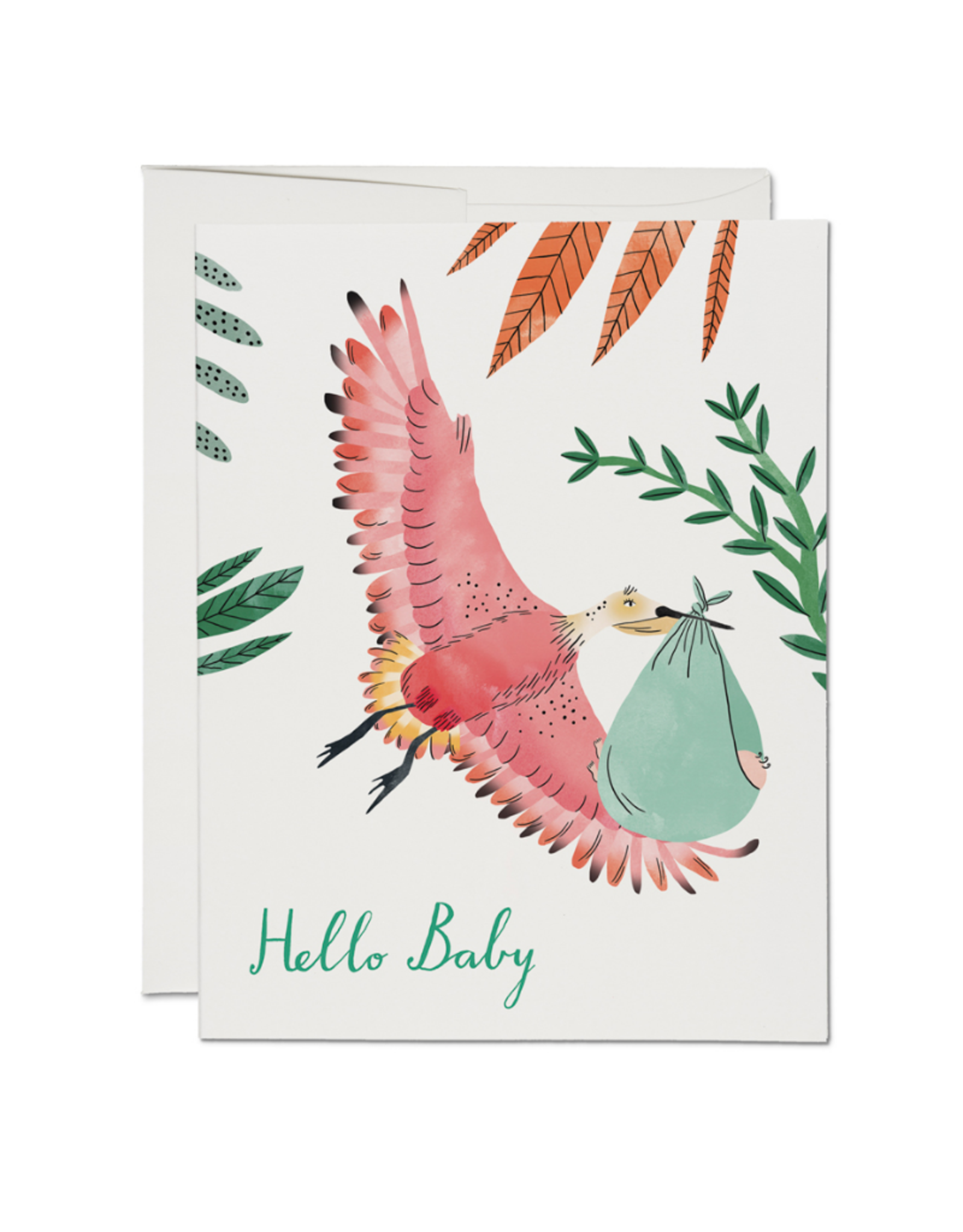 Bird with Baby Card