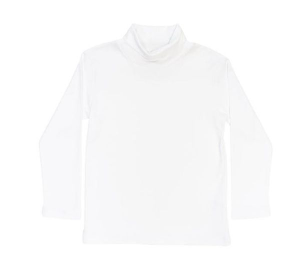 Bailey Boys White Unisex Turtleneck