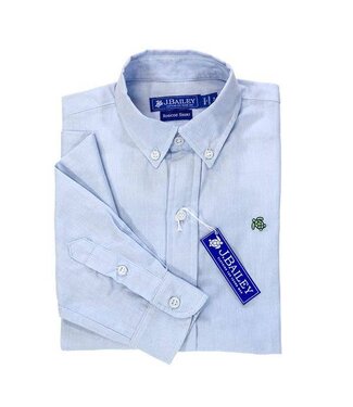 Blue Oxford Button Down Shirt