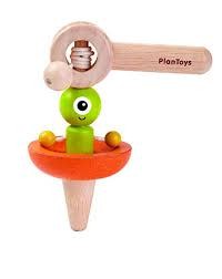 plan toys Spaceship Spinning top
