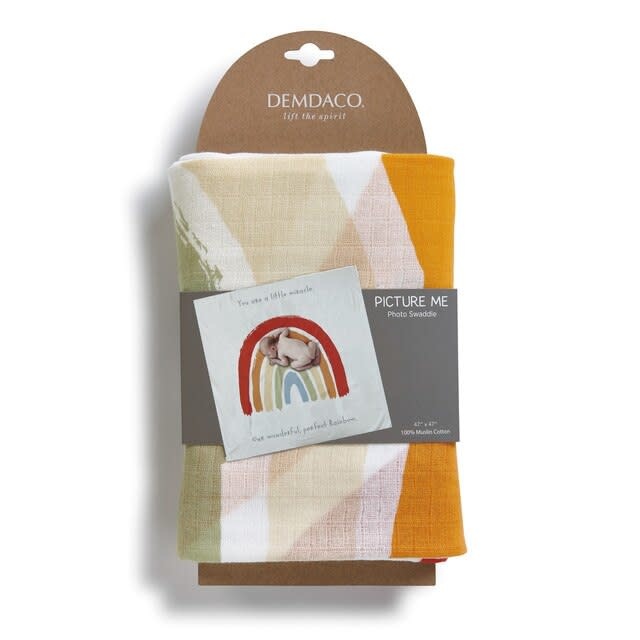 demdaco Rainbow Baby Photo Swaddle demdaco Rainbow Baby Photo Swaddle