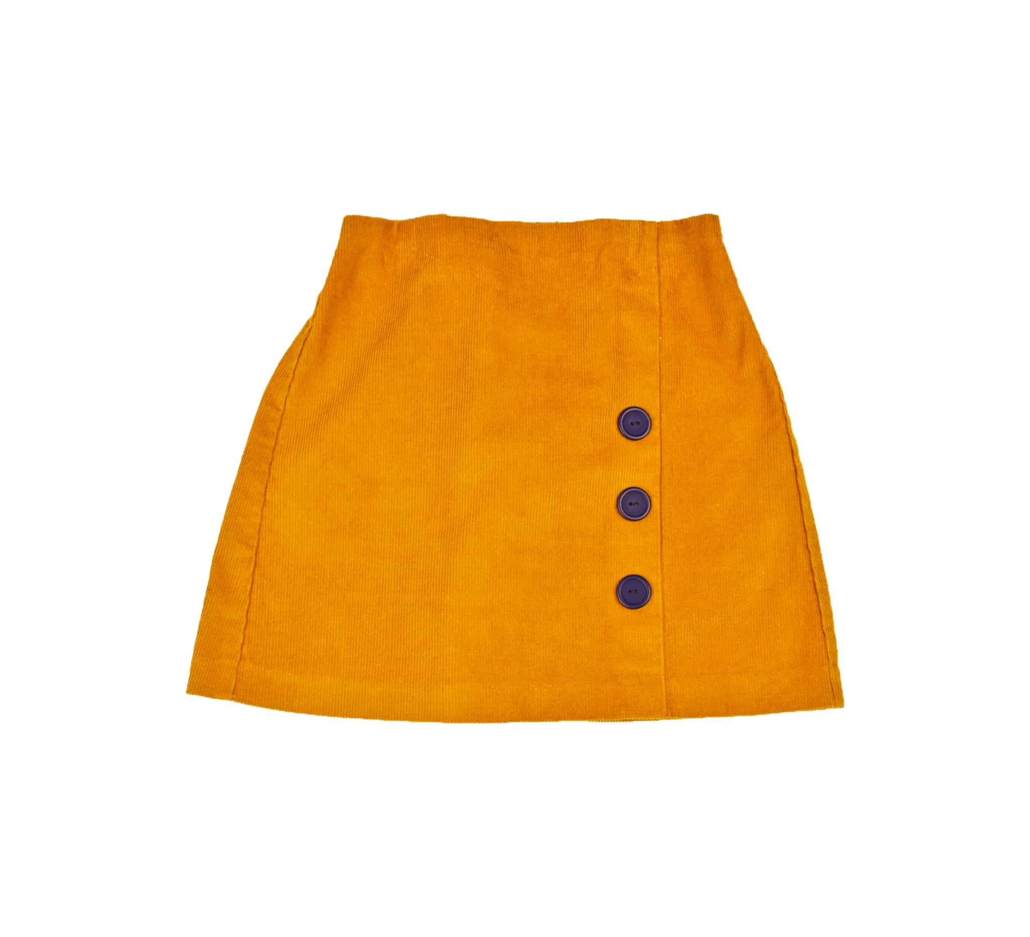 Maggie Breen Mustard Corduroy Skirt 16