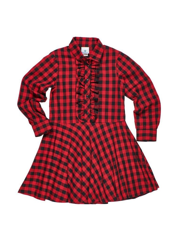 Florence Eiseman Ruffled Buffalo Plaid Dress Florence Eiseman Ruffled Buffalo Plaid Dress