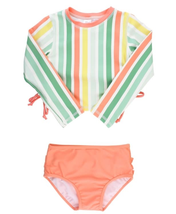 Ruffle Butts Saltwater Stripe Rash Bikini Ruffle Butts Saltwater Stripe Rash Bikini