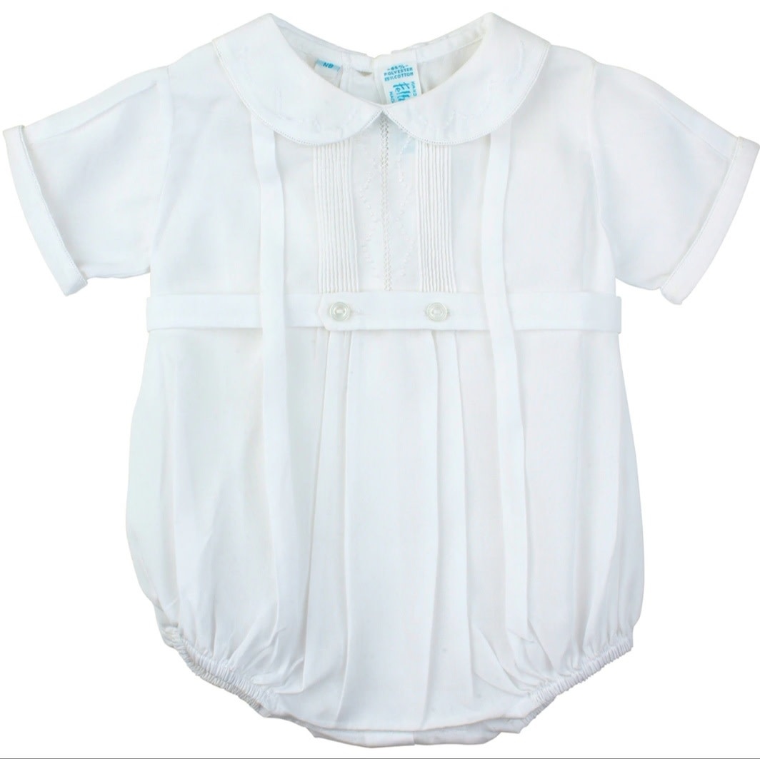 Feltman Brothers White Button Belt Creeper