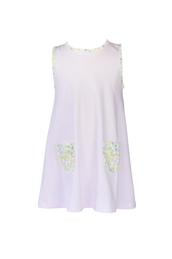the proper peony Garden Floral A-Line Dress