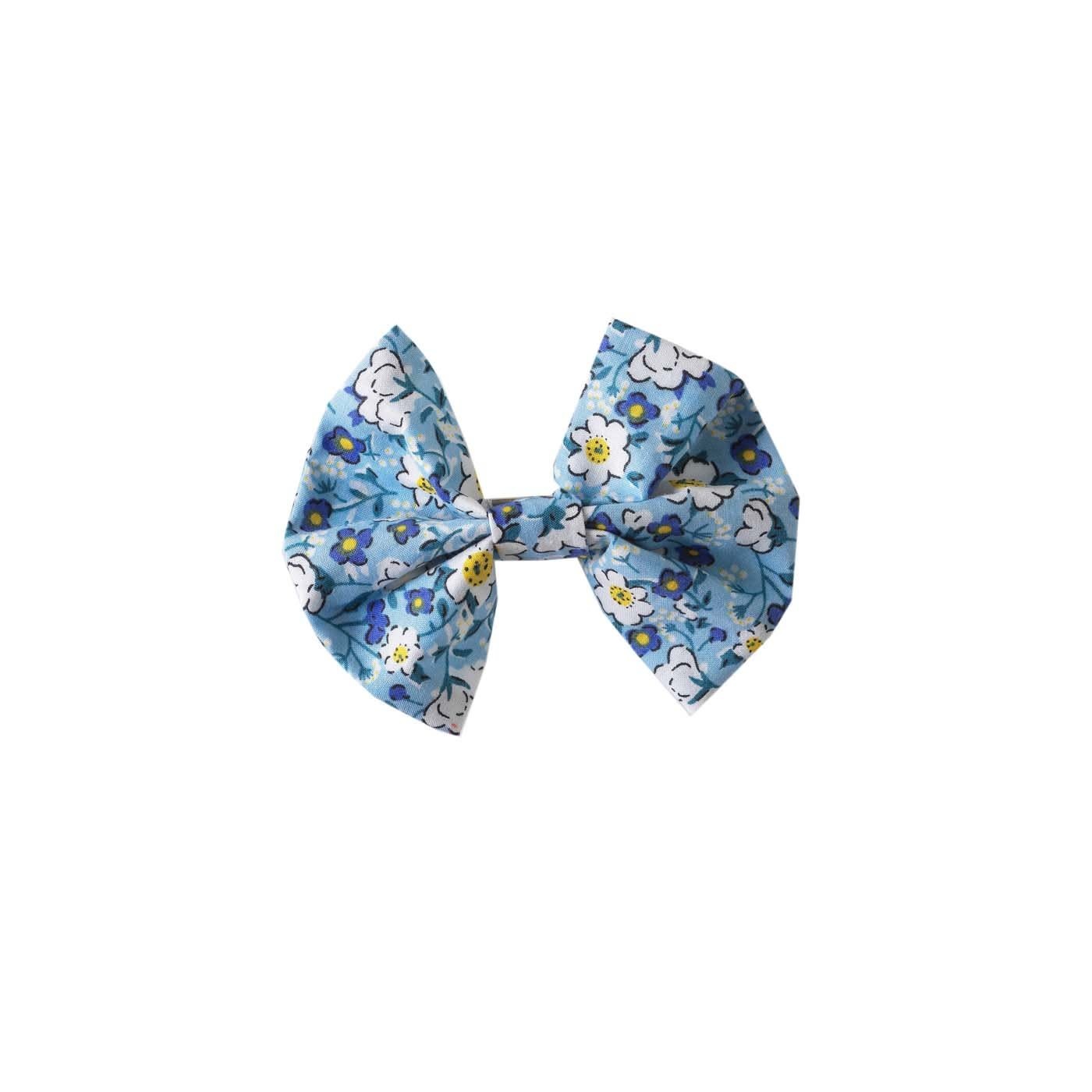 Rachel Riley Blue Spring Floral Hairbow Rachel Riley Blue Spring Floral Hairbow