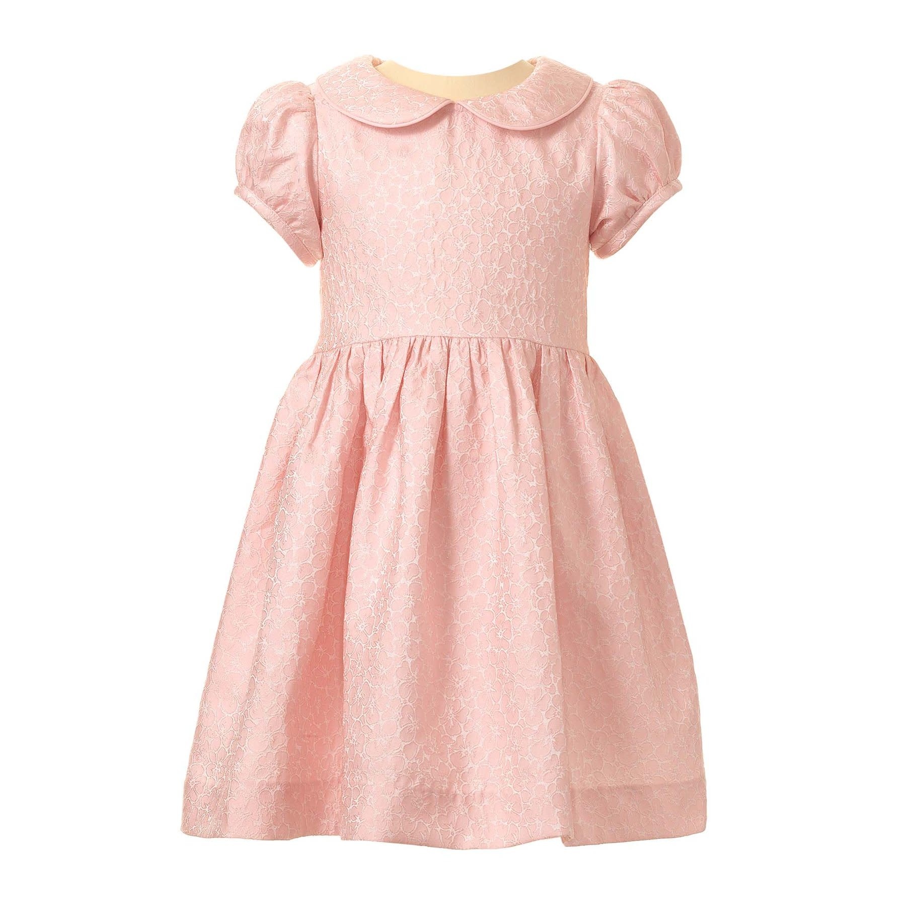 Rachel Riley Pink Flower Damask Party Dress