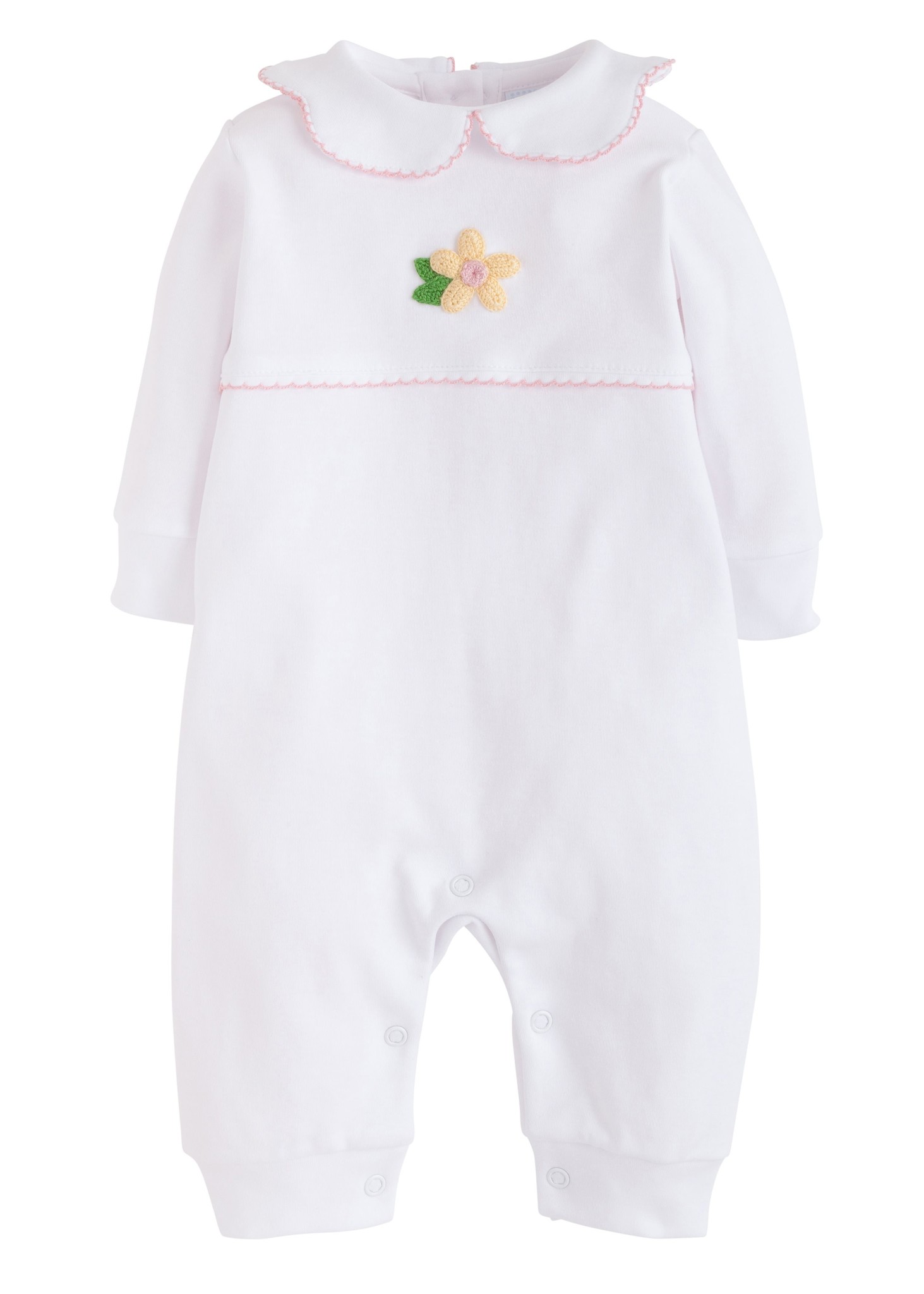 Little English Daisy Crochet Playsuit