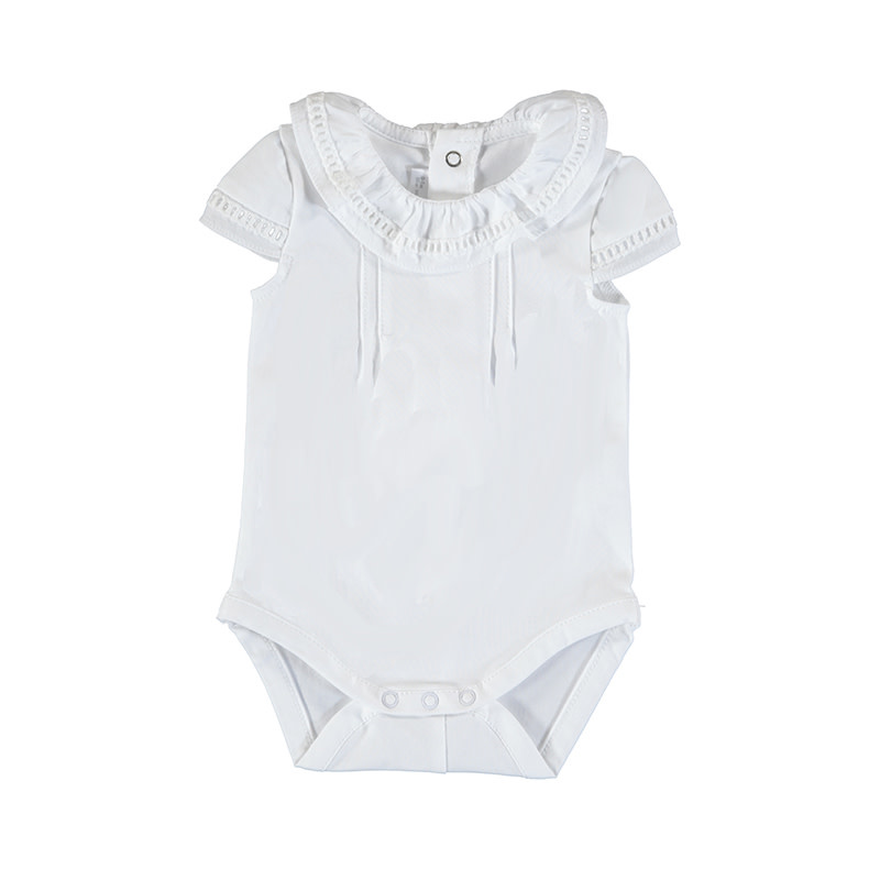 Mayoral Lace Collar Bodysuit