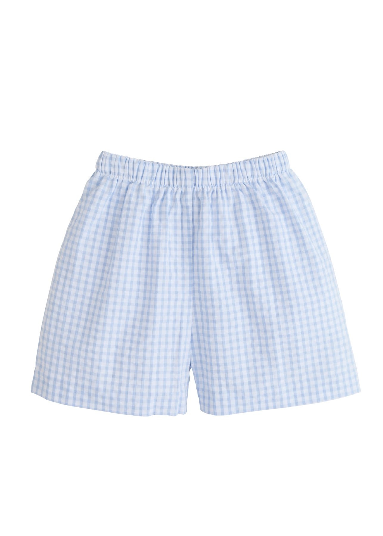 Little English Cornflower Gingham Short Little English Cornflower Gingham Short