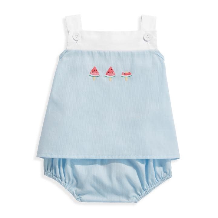 bella bliss Embroidered Watermelon Swing Set