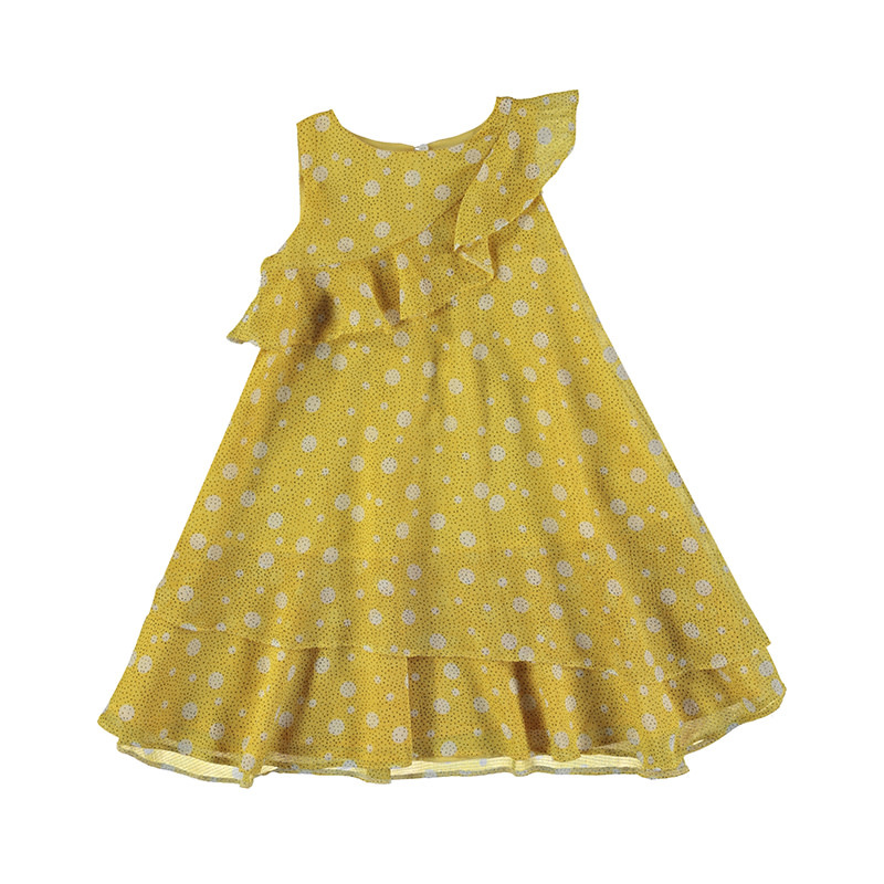 Mayoral Mustard Ruffle Dress Mayoral Mustard Ruffle Dress