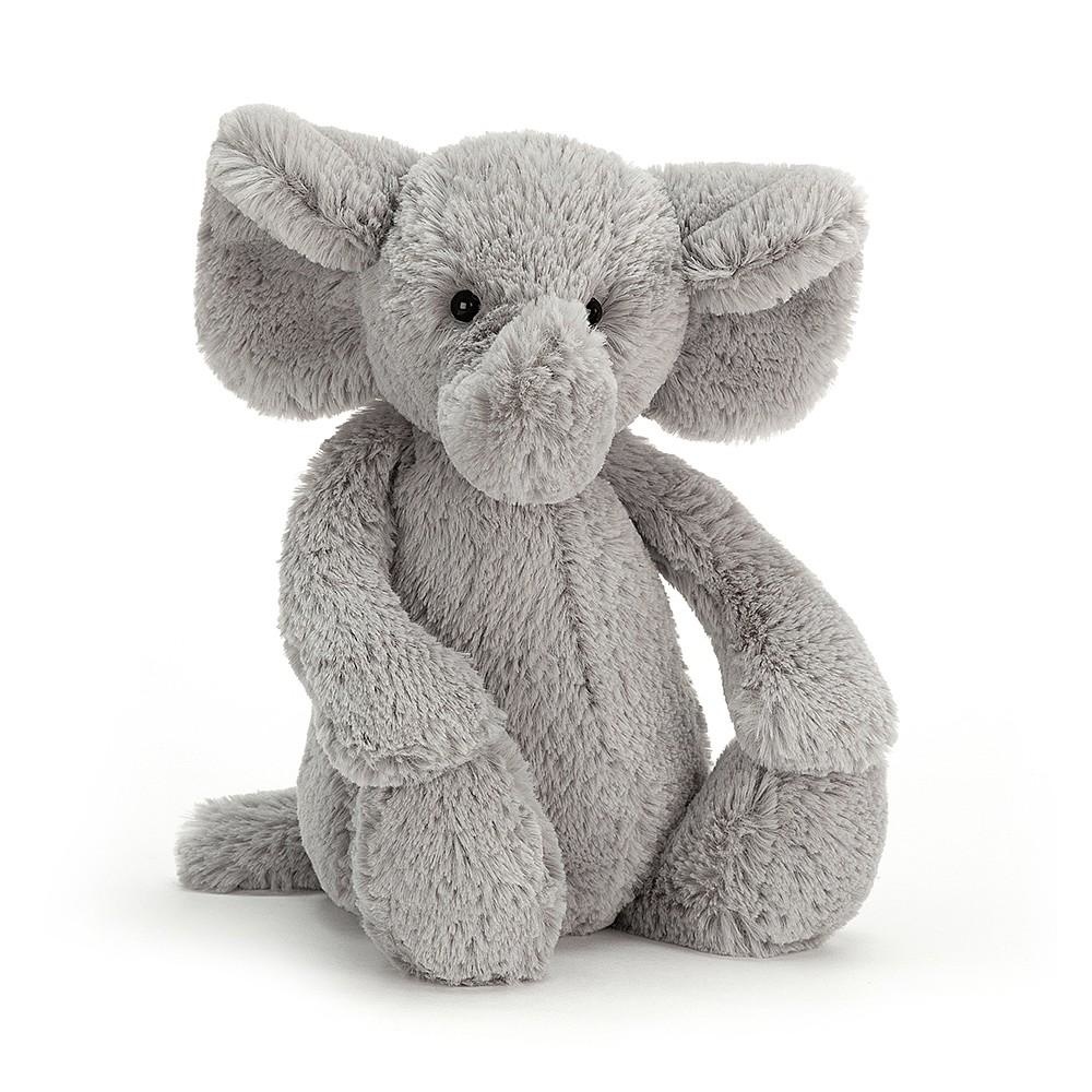 Jellycat Bashful Grey Elephant Small 7"