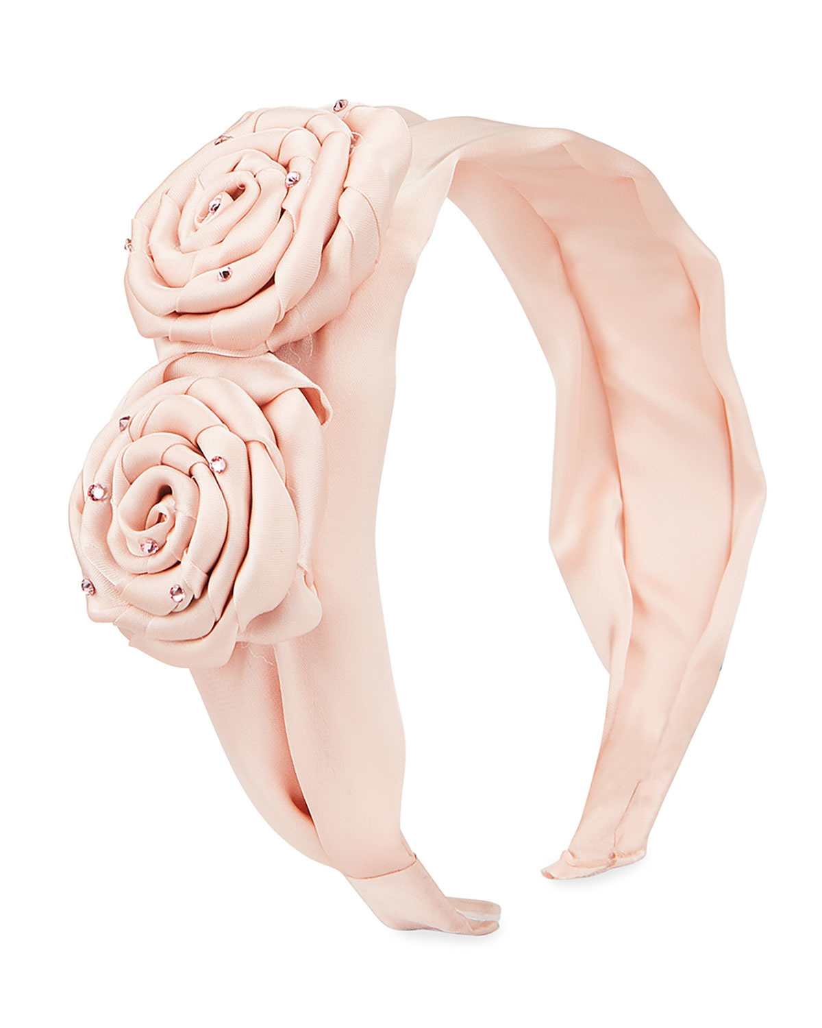 Bari Lynn Double Rose Headband
