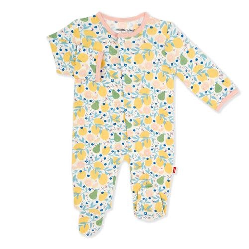 Magnificent Baby Citrus Bloom Modal Footie