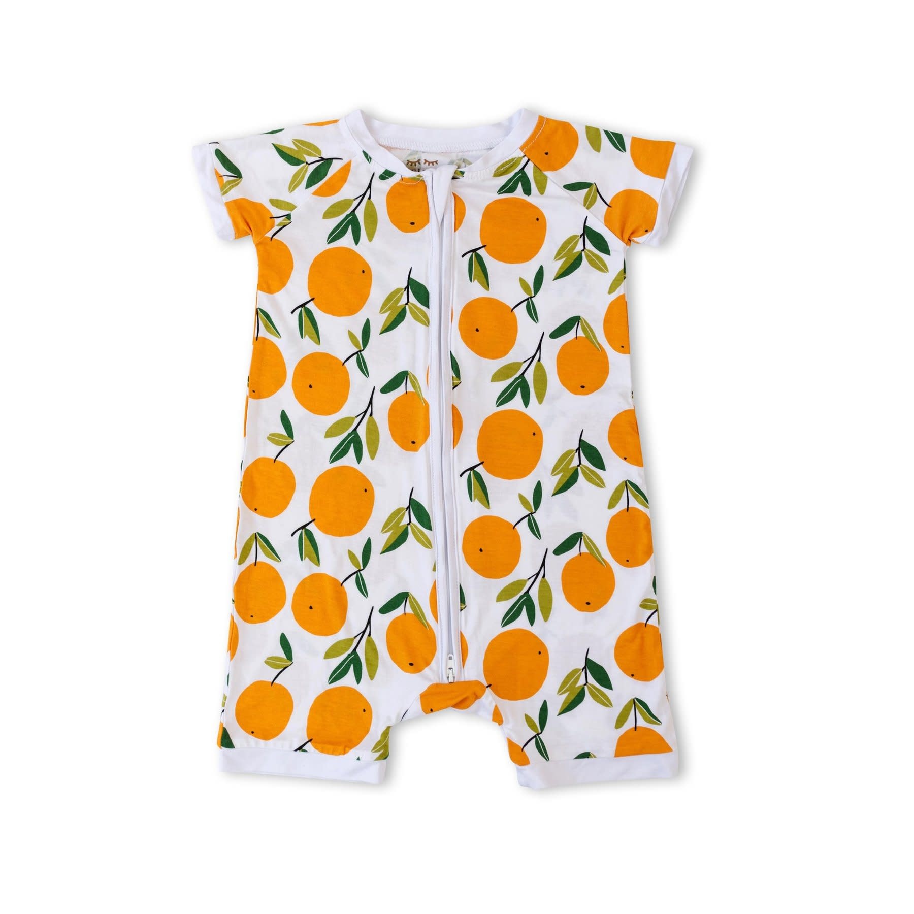 Little Sleepies Clementines Shorty Zippy