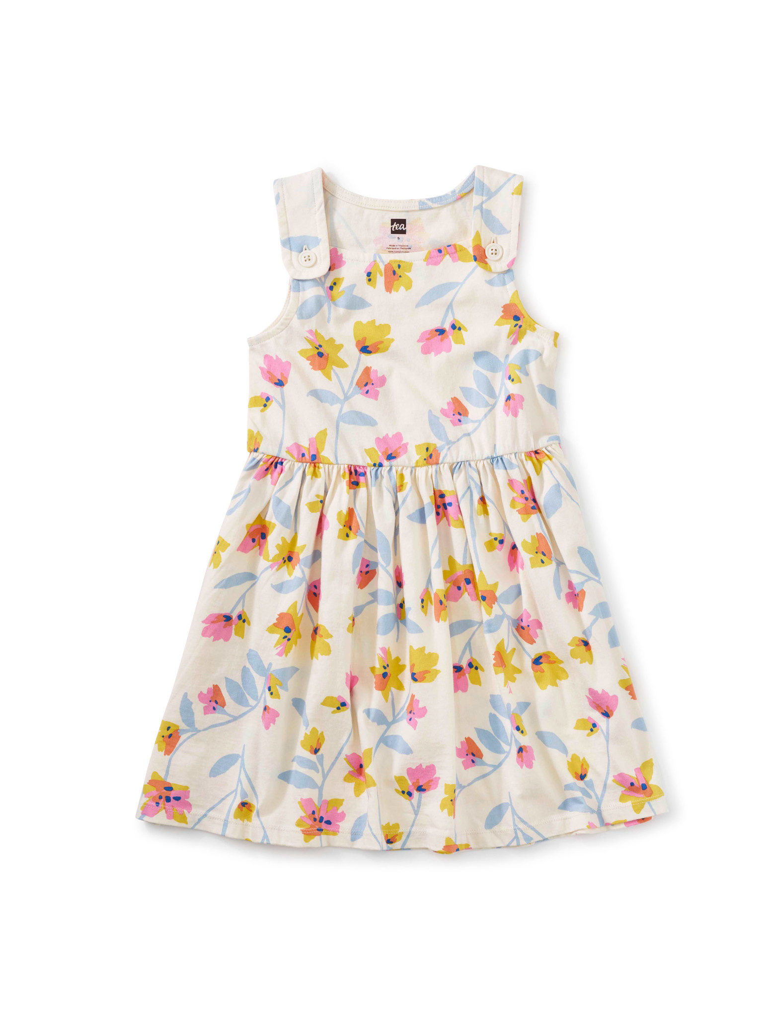 Tea Collection Costa Nova Flora Button Shoulder Dress