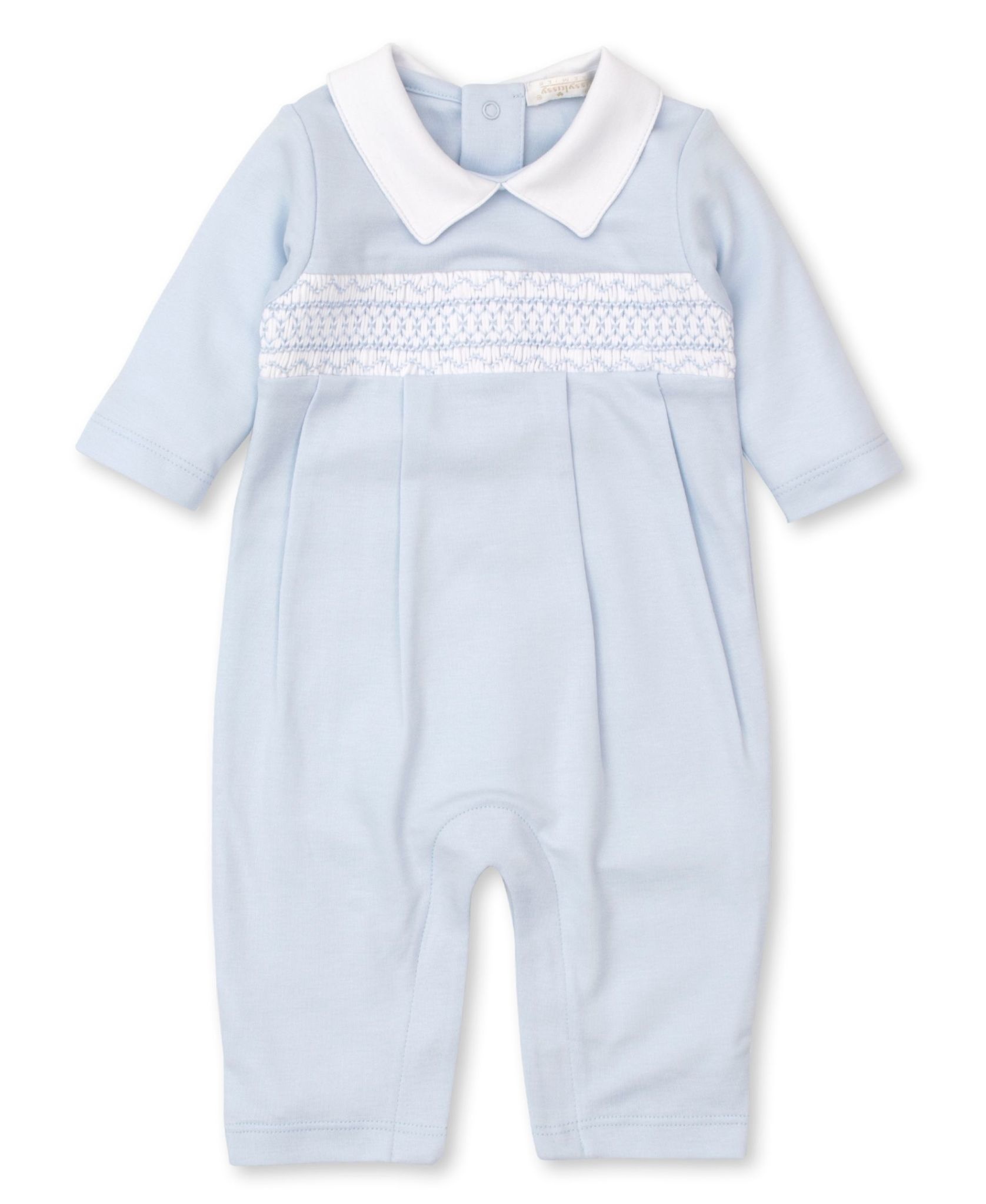 Kissy Kissy Blue Hand Smocked Playsuit