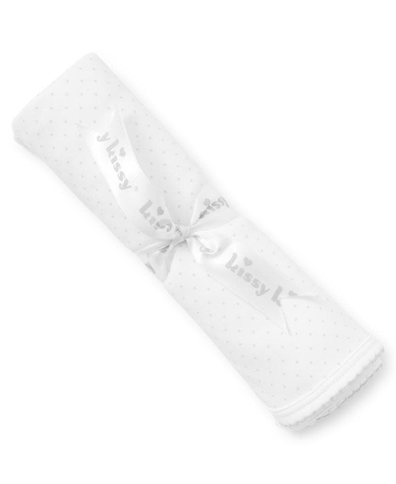 Kissy Kissy Dots Print Blanket