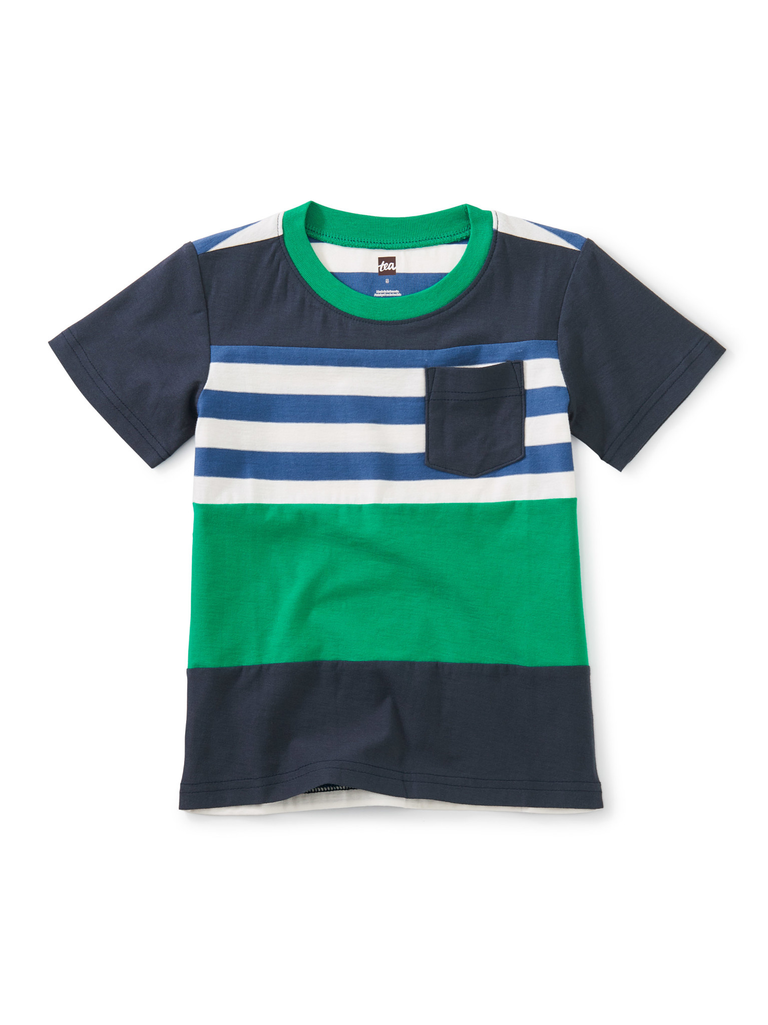 Tea Collection Pop Pocket Printed Tee