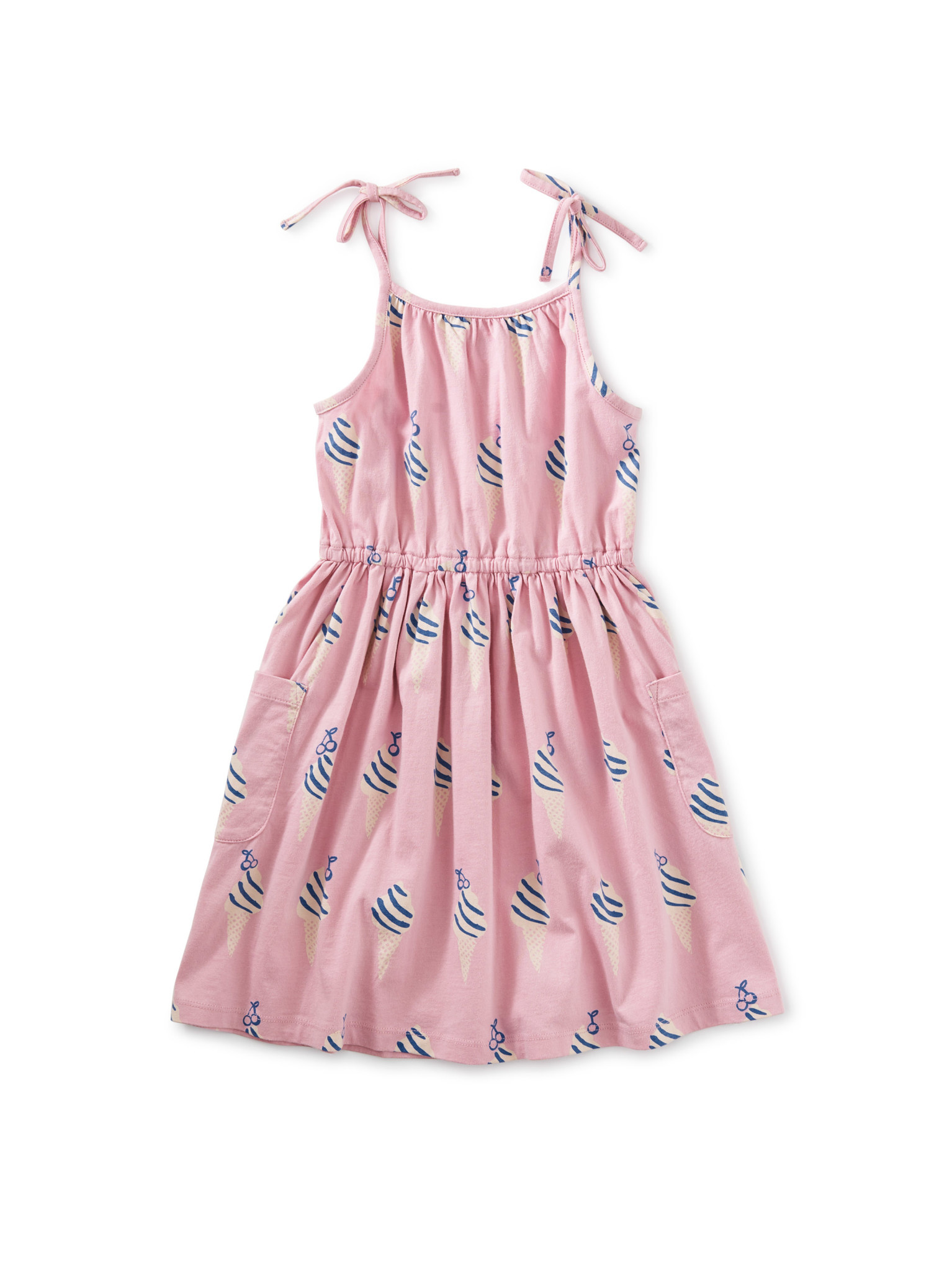 Tea Collection Tie Shoulder Dress